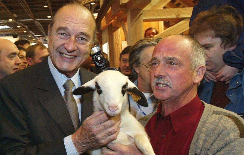 Jacques Chirac Salon de L'Agriculture copyright RFI
