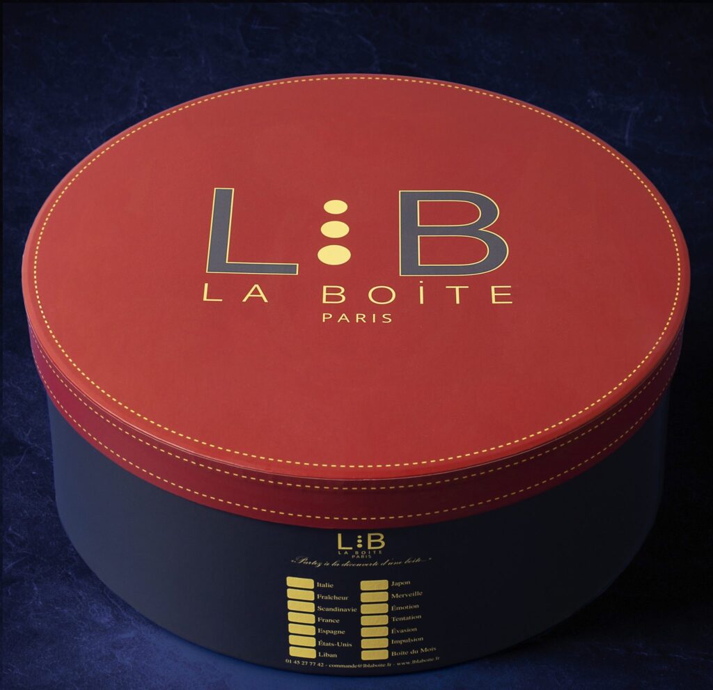 Lb la boite le packaging: sobre et élégant