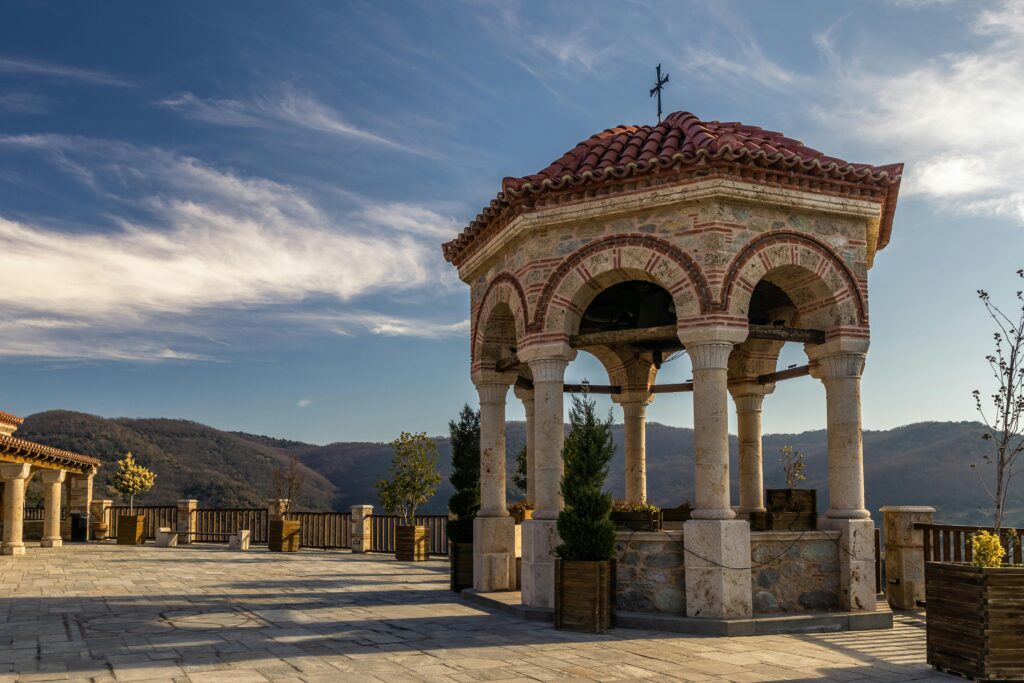 Météora au sein des monastères
