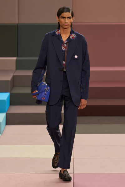 La silhouette masculine SS26 de Fendi pour la Fahsion Week de Milan.