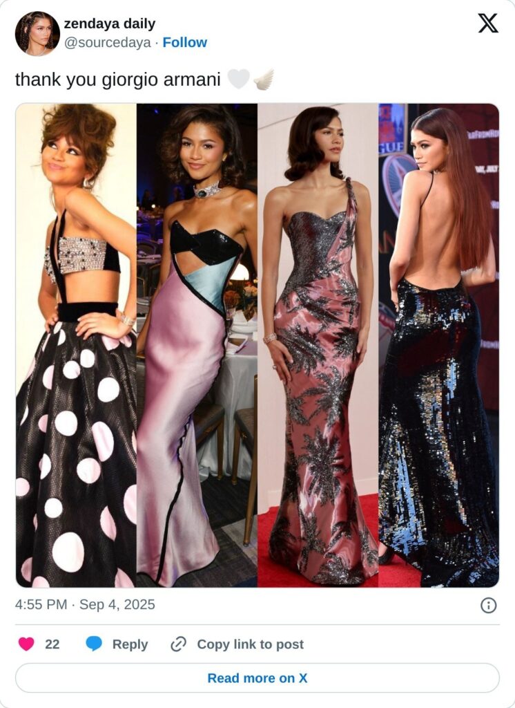 Hommage de Zendaya Daily