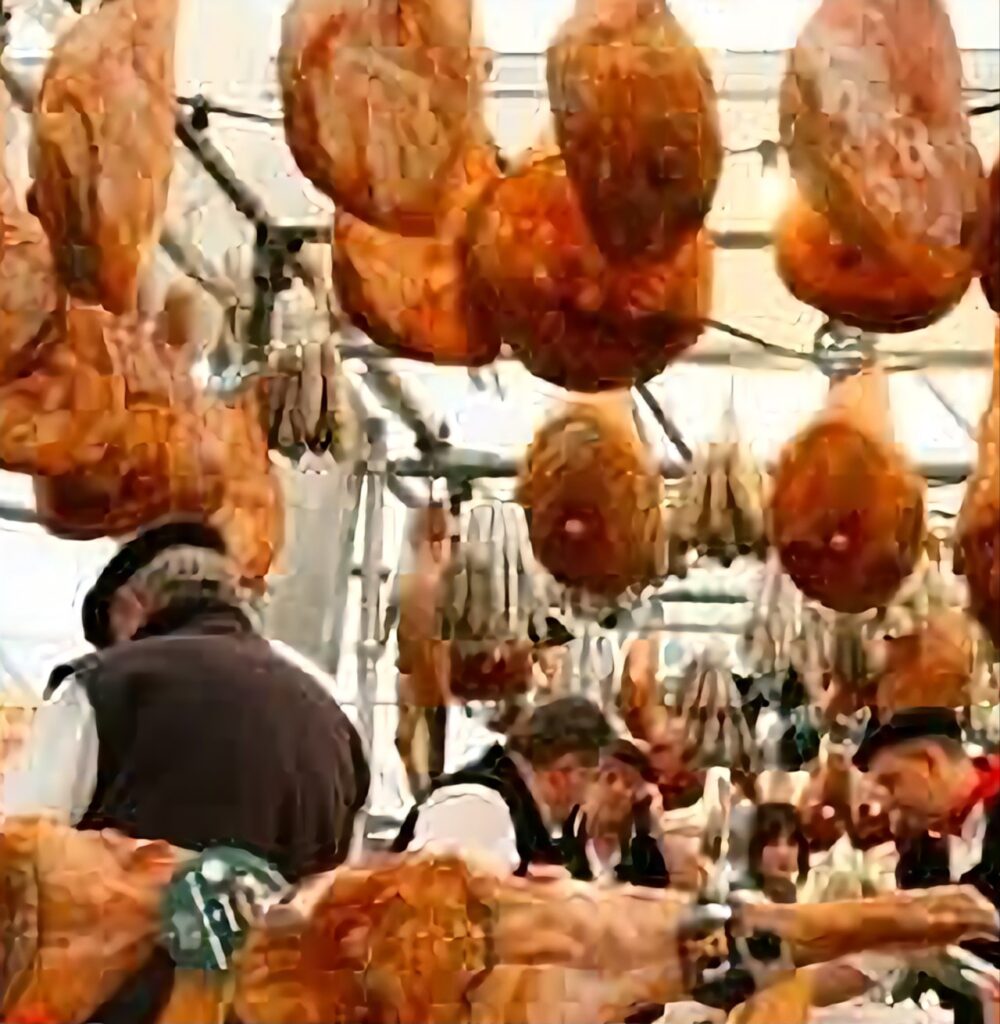 Le marche de Saint Jean - pays basque français.