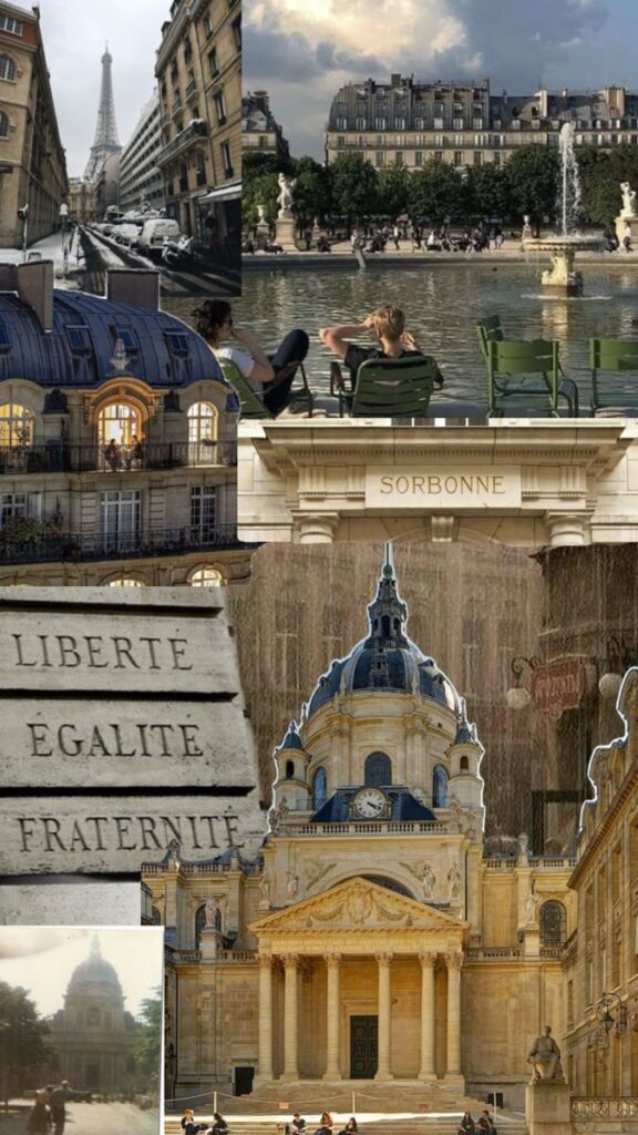 collage autour de l'hotel Trianon Rive Gauche