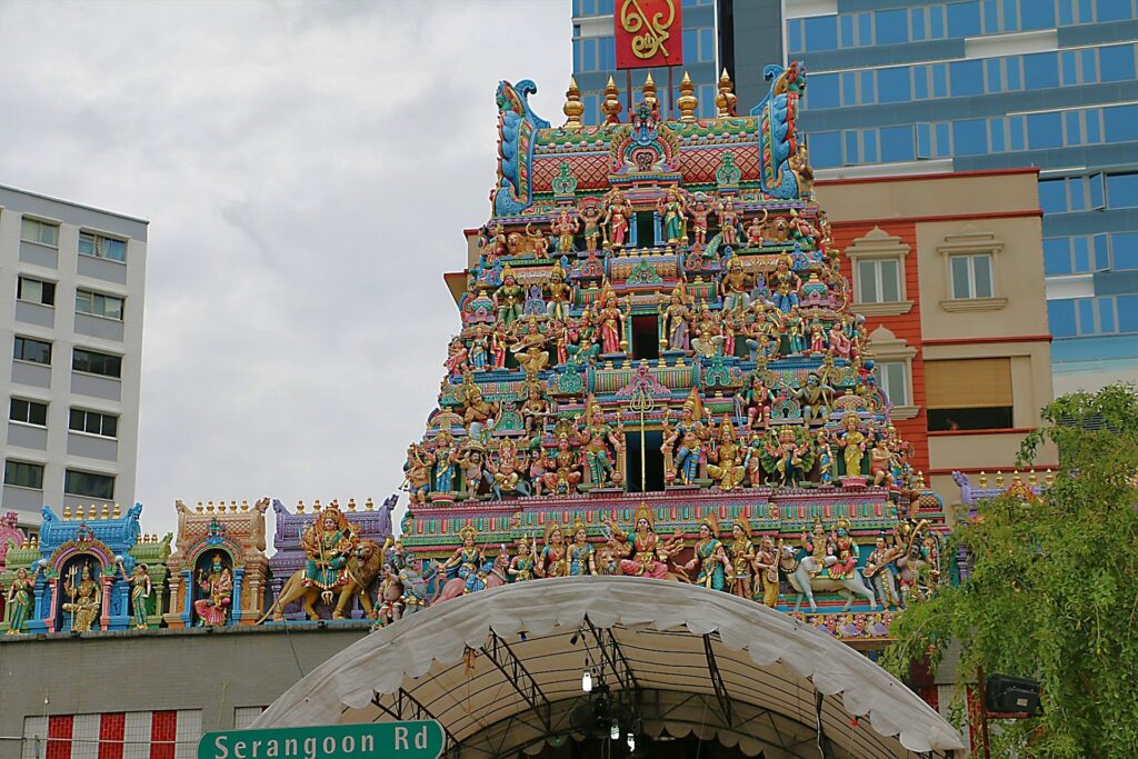 Little India et son temple , Singapour