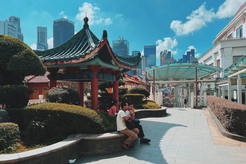 Chinatown , Singapour et son mélange de traditions et de modernisme